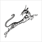 KEDİ  FOLYO STİCKER