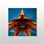 Eyfel Kulesi Gece  Kanvas Tablo