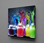 RENKLİ DANS EDEN BOYALAR