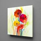 RENKLİ SOYUT ÇİÇEKLER