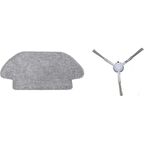 Srfn Ticaret Xiaomi Mi Robot Vacuum Mop Pro Seti: 1 Adet Fiber Mop Bezi - 1 Adet Yan Fırça