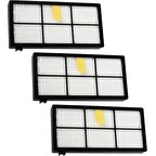 Srfn Ticaret Irobot Uyumlu Aeroforce Roomba 970 Serisi Süpürge Hepa Filtre 3'lü Paket