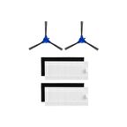 Srfn Ticaret Anker Uyumlu Eufy Robovac 11S Robot Süpürge 4'lü Yedek Parça Seti