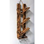 Dekoratif Ahşap Şaraplık Ve Içecek Standı 70x27cm