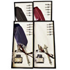 Tüylü Masaüstü Divit Kalem Seti