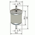 Sardes SF106 Yakıt Filtresi Polo 1.6 90-P106 P205 P306 P309 Polo Eski Kasa (Benzin) 1567.86