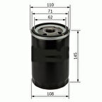 Sardes SO810 Yağ Filtresi Master Ducato Jumper Daily Movano Boxer Trafic Mascott 2.5D 2.7 4402665