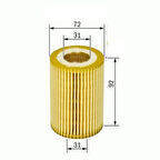 Sardes SO812 Yağ Filtre Elemanı Y17Dt Z17DTH Corsa C Combo C Astra G Astra H Meriva A 650300