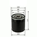 Sardes SO958 Yağ Filtresi Toyota Hiace 90-HiIux 90-97 Land Cruiser 3.0 D-4D Ford Ranger 2.5 98-05 9091503006