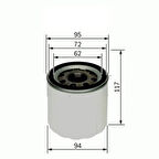 Sardes SO999 Yağ Filtresi Stare CRDI 02-Sorento 2.5 CRDI 02-H1 CRDI 07-Bypaslı 2630042040