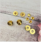 14mm TROKLU Çanta Mıknatısı 10 Takım Deri El Aleti