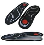 SRTfootcare Air Confort Topuk Dikeni Jel Takviyeli Fusped Ortopedik Deri Taban 1 Çift