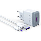 HHM_ General Mobile Discovery Quadro 4 Uyumlu Mikro Usb Girişli 2.0 Amper Başlık+Kablo Şarj Alet-Q20