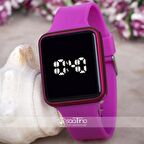 Touche Watch Fuşya Renk Silikon Kordonlu Dokunmatik Led Kadın Saat ST-303731