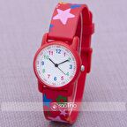 SaaTTino Şık Yıldız Çiçek Motifli Analog 6-13 Yaş Çocuk Kol Saati ST-303845