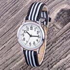 Pinkoli Siyah Beyaz Renklere Gönül Vermiş Çocuk Kol Saati Taraftar ST-304353