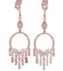 Kadın Sallantılı Şık Gümüş Küpe