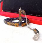 LACİVERT ATEŞ-İ SIKMA KEHRİBAR TESBİH 