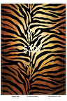 5307 Leopar Desen Pirinç Dekopaj 30x42
