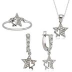 Gümüş Yıldız Kadın Set