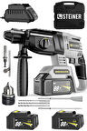 Steiner Germany Technology 88 V 5 Ah Kömürsüz Motorlu Çift Akülü Kırıcı Delici Hilti Darbeli Matkap