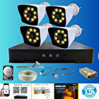 ARNA 4 WARM LED KAMERALI 1 TB HDD DAHİL GÜVENLİK SETİ - ST124W