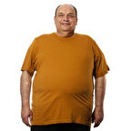 M-221 Erkek T-Shirt Süprem Bisiklet Yaka Kısa Kol 1XL HARDAL