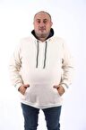 Starbattal Büyük Beden Erkek Basic Sweat Kapüşonlu 11700-122
