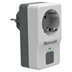 Dotvolt Surge Hunter 1'li Akım Korumalı Priz