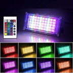 Sylar Kumandalı Led Işık Dış Cephe Aydınlatması Çok Renkli RGB Led Panel Işık PartiLed Aydınlatma