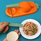 Sylar Havuç Tasarımlı Şık  Pratik  Börek Mantı Hamuru Presleme  Börek Yapma Kalıbı