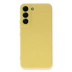 Samsung Galaxy S23 Kılıf Nano İçi Kadife Silikon - Sarı