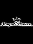 Royal Stance Yazılı Oto Sticker Siyah Beyaz 35x10 cm