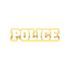 Police Araba Stickeri 17x17 Cm Gold