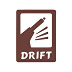 Drift Araba Sticker 17x17 Cm Kahverengi