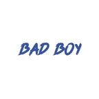 Bad Boy Araba Sticker 17x17 Cm Mavi
