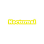 Nocturnal Araba Sticker 17x17 Cm Sarı