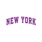 New York Araba Sticker 17x17 Cm Mor
