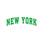 New York Araba Sticker 17x17 Cm Yeşil