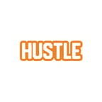 Hustle Araba Sticker 17x17 Cm Turuncu