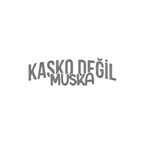 Kasko Değil Muska Araba Sticker 17x17 Cm Gri