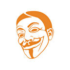 V For Vandetta Araba Stickeri 17x17 Cm Turuncu