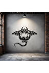Metal Manta Ray Duvar Dekoru – Modern Tropikal Tasarım Dekoratif Salon Ofis Duvar Tablo Aksesuarı