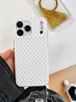 iPhone 17 PRO uyumlu - Yanları Şeffaf Arkası Parlak Kapak Desenli Koruyucu Telefon Kılıfı