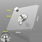 Ultra Güçlü Vantuzlu Askı Dörtlü Set 4'lü 