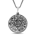 STİLLOVE Gümüş Süleyman Mührü Kolye