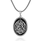 STİLLOVE Gümüş La Galiba İllallah Yazılı Gümüş Kolye