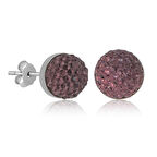 STİLLOVE Gümüş Kristal Çivili Kadın Küpe