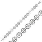 STİLLOVE Gümüş Yuvarlak Su Yolu Kadın Bileklik