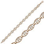 STİLLOVE Gümüş Oval Su Yolu Kadın Bileklik